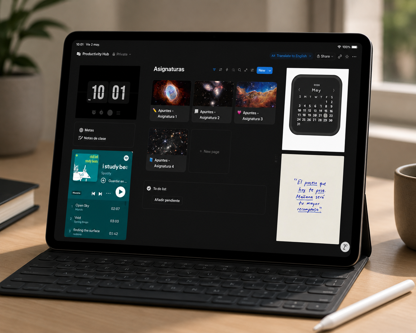 Productivity Hub - Vista 2